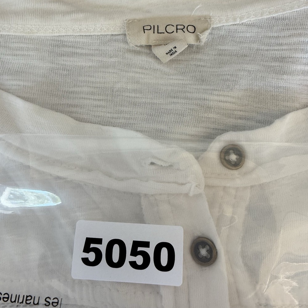 Anthropologie Pilcro White Lace Boxy Top Women M Boho Cottagecore Cotton $98 - Picture 10 of 10